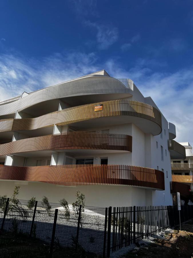 T2 Neuf + Piscine, 5 Mn A Pied Des Plages Sérignan Exterior foto